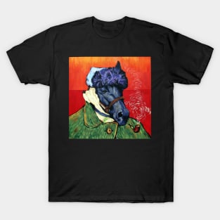 Seattle Slew Portrait with Bandaged Ear and Pipe T-Shirt